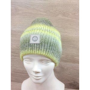 Winter Hat Knitted Unisex Warm Cap Skull Beanie Green One Size Holidays Gift